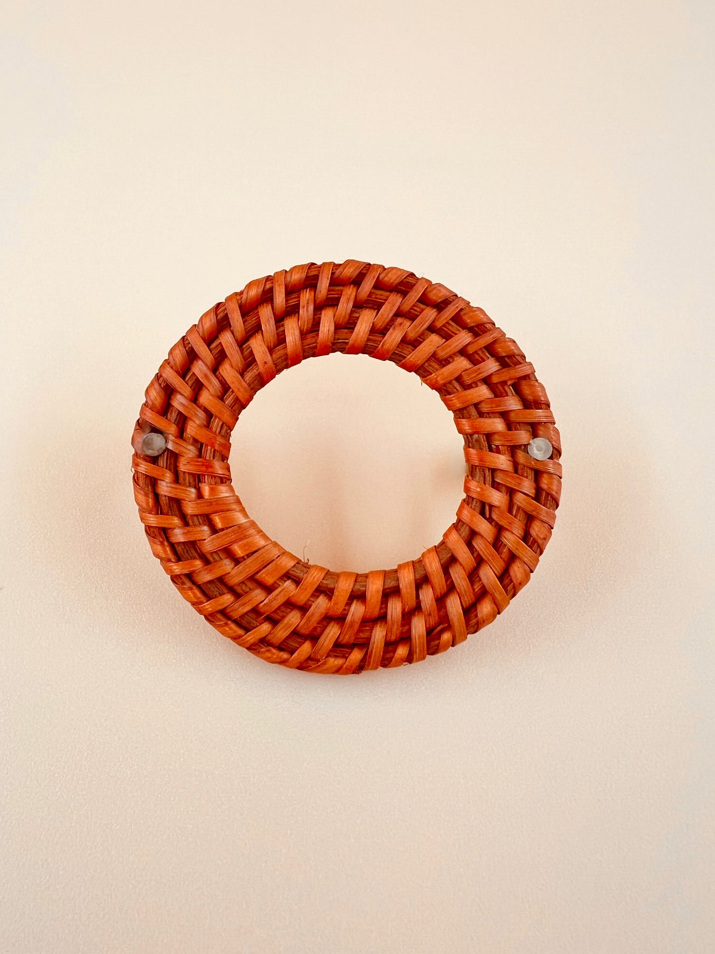 Handwoven Mix and Match Rattan Charm for the Wooden Bead Bags