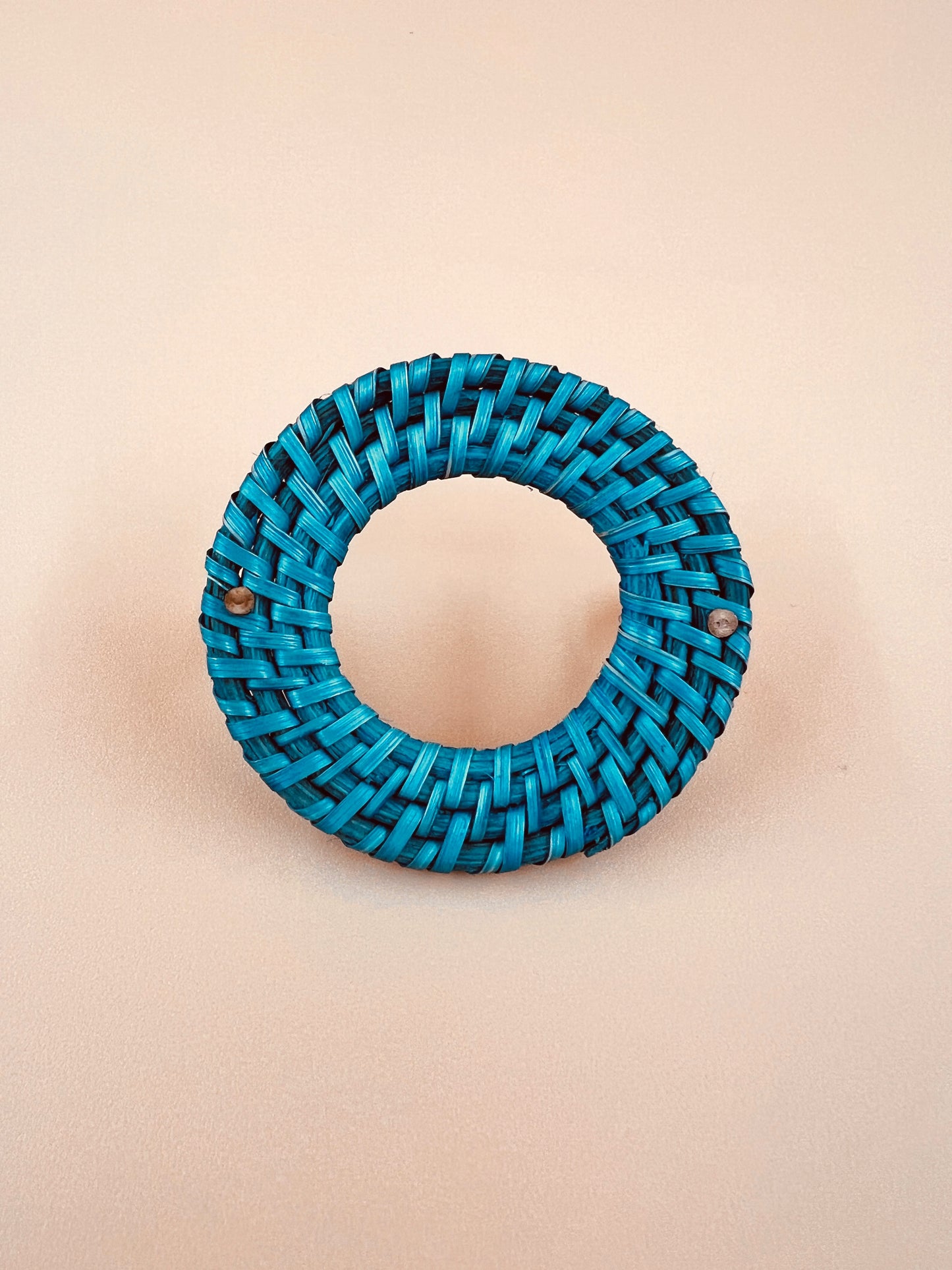 Handwoven Mix and Match Rattan Charm for the Wooden Bead Bags