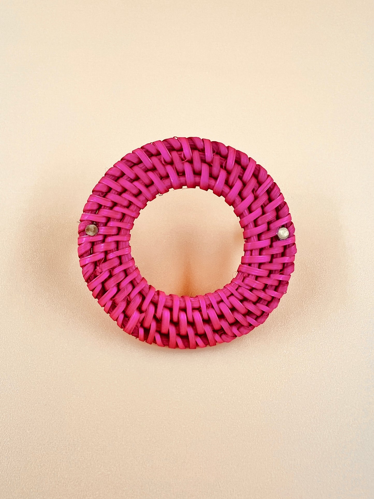 Handwoven Mix and Match Rattan Charm for the Wooden Bead Bags