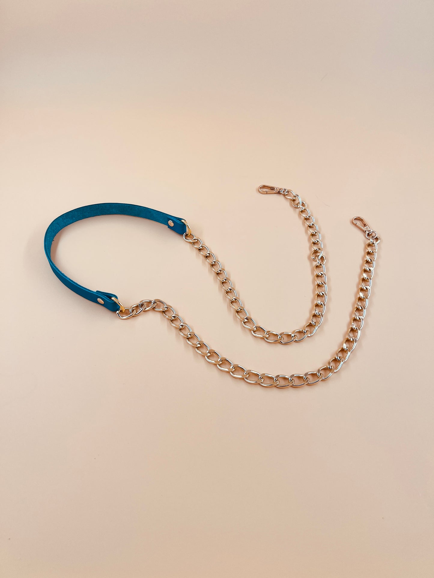 Handmade Mix and Match Leather-Chain Sling