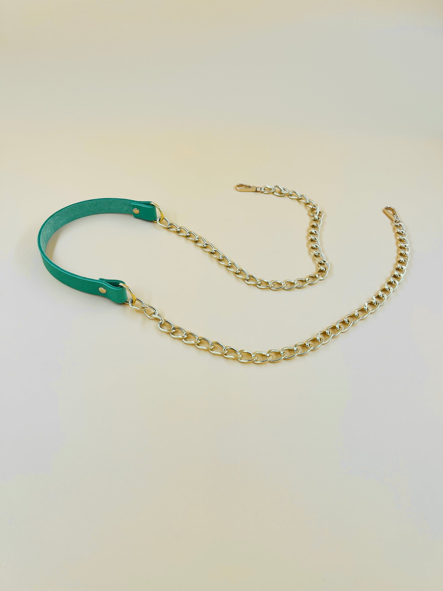 Handmade Mix and Match Leather-Chain Sling