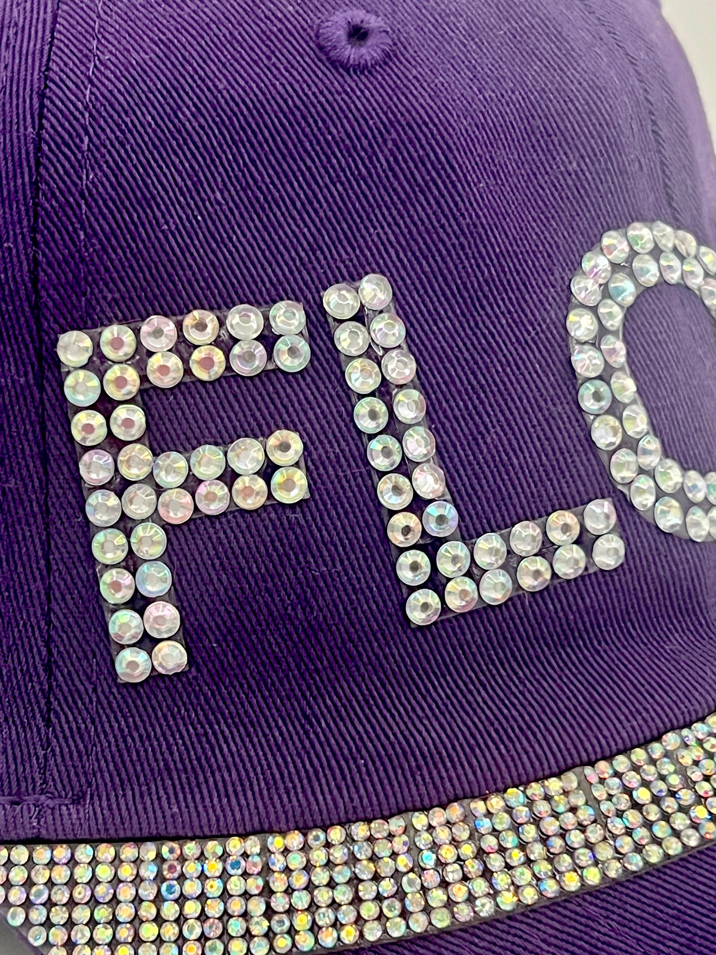 RAVENS FLOCK RHINESTONE HAT