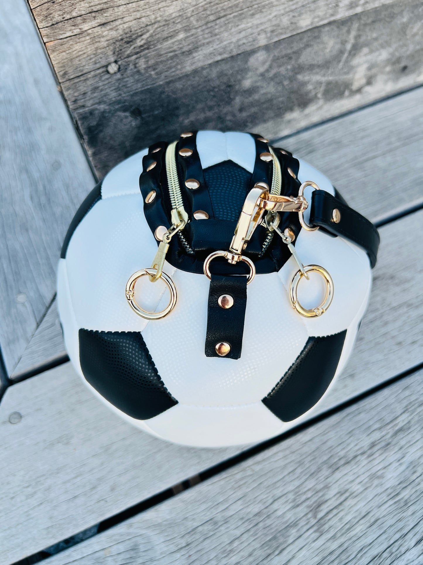 STUDIO SALE - Soccer Handbag