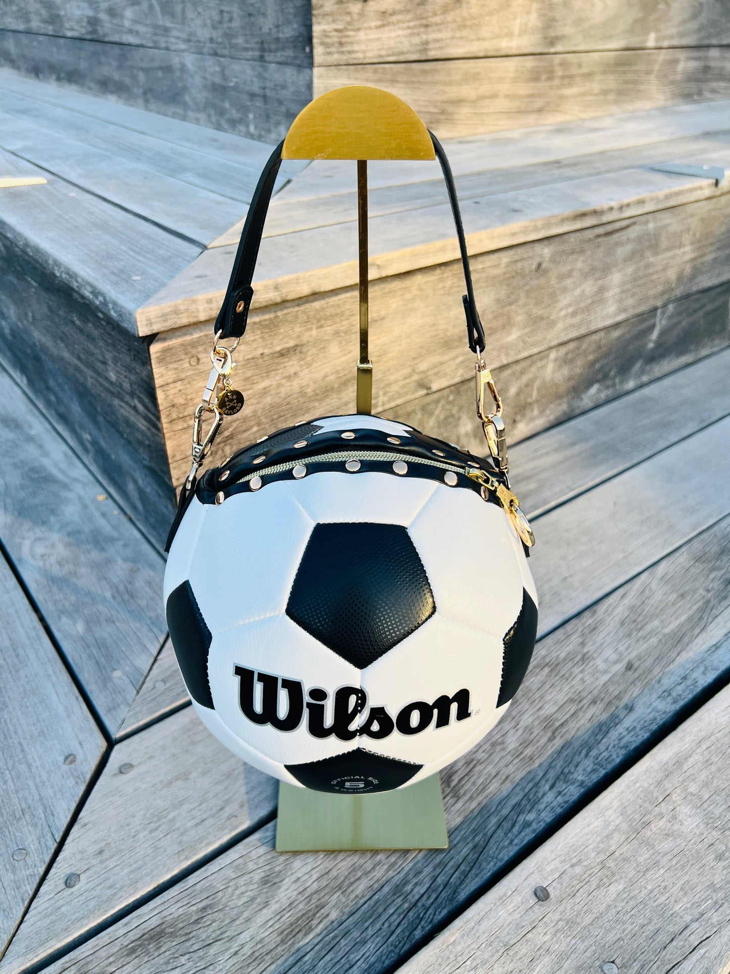 STUDIO SALE - Soccer Handbag