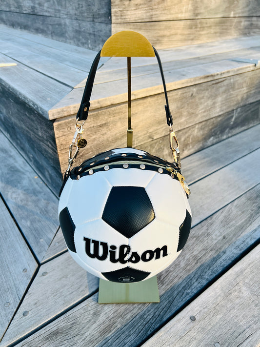 STUDIO SALE - Soccer Handbag