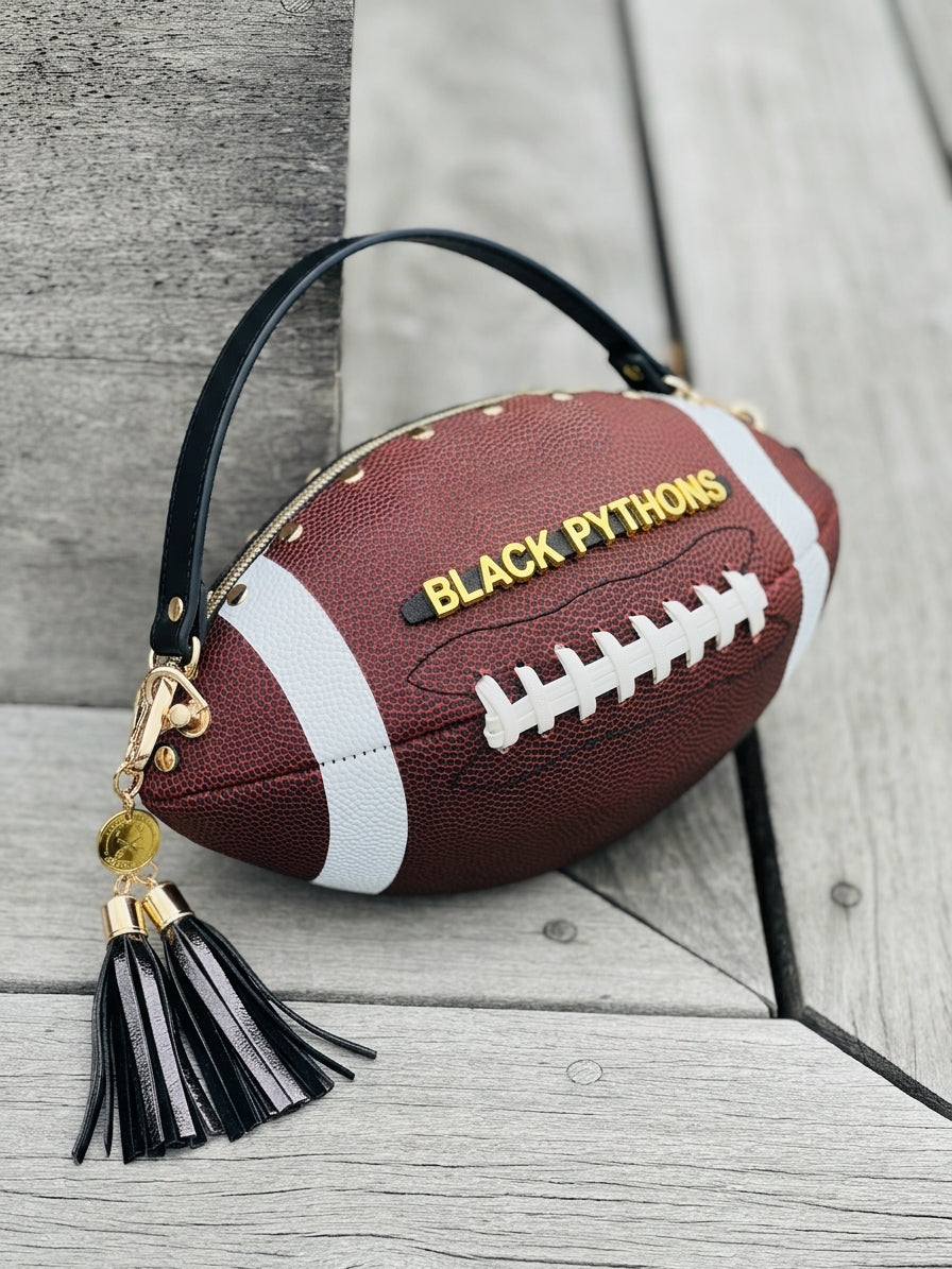 Custom Football Purse - Medium