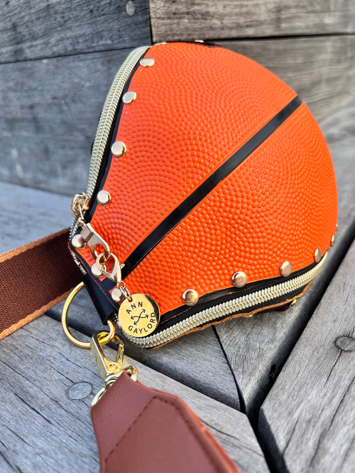 STUDIO SALE - Basketball Crossbody - Orange