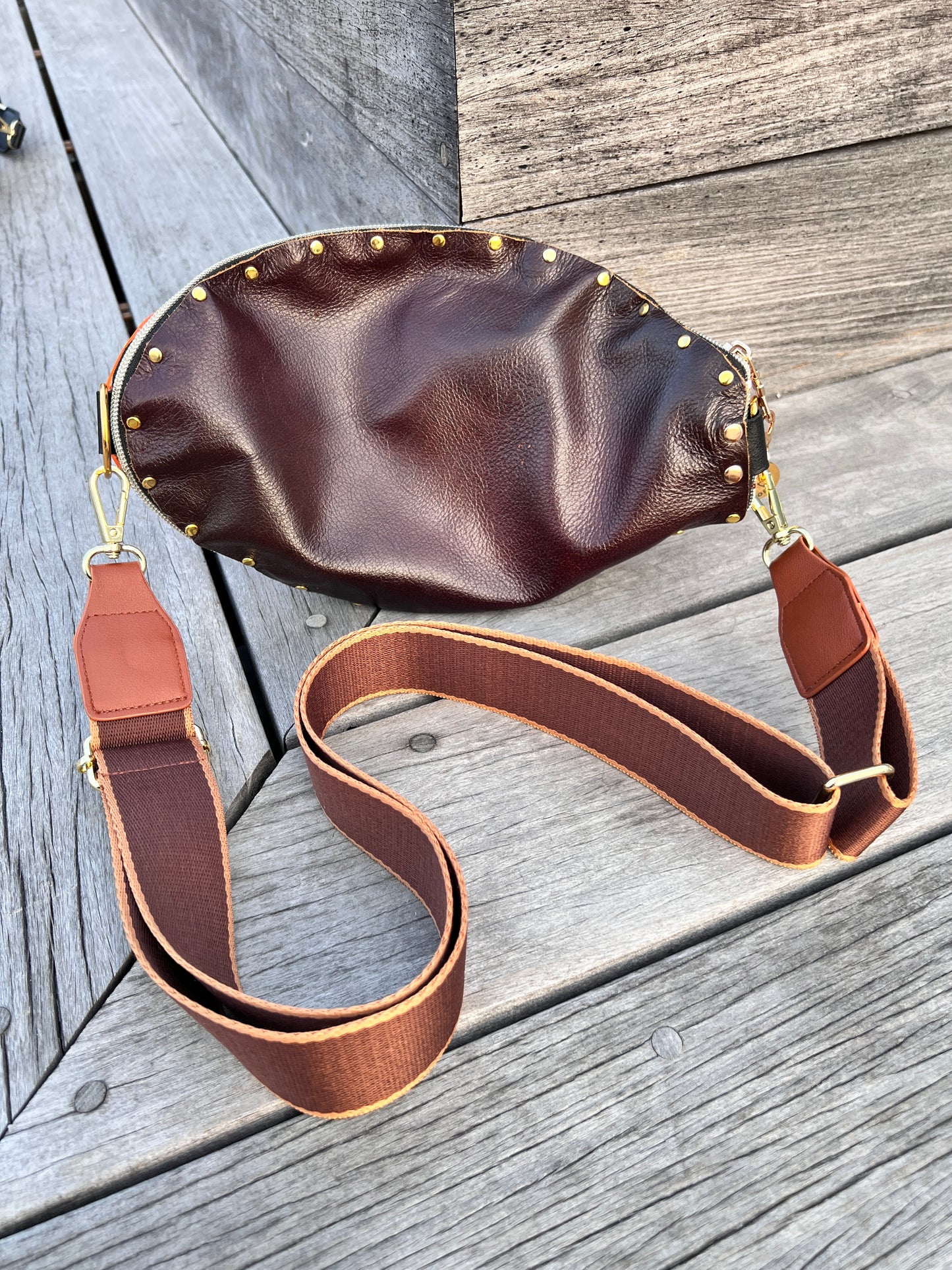 STUDIO SALE - Basketball Crossbody - Orange