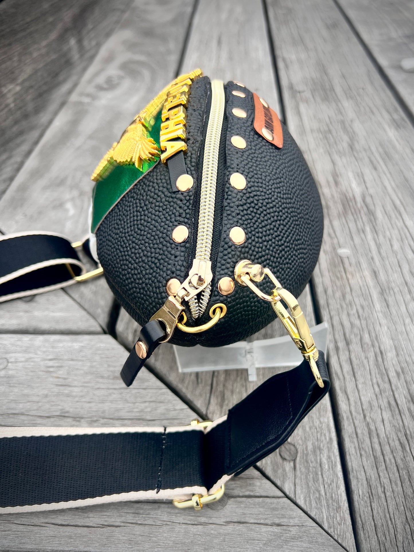 EAGLES FOOTBALL CROSSBODY - MINI - Made with Authentic Football