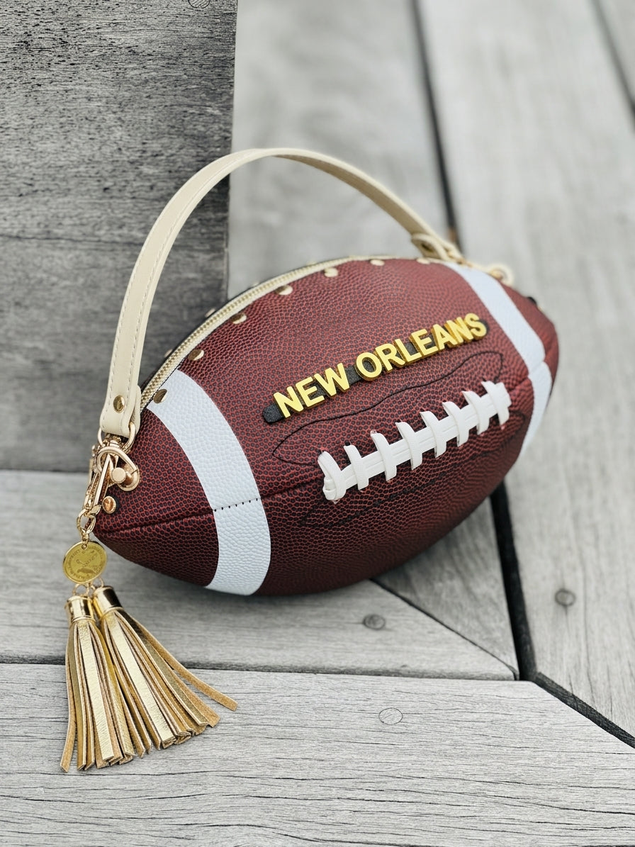 Custom Football Purse - Medium