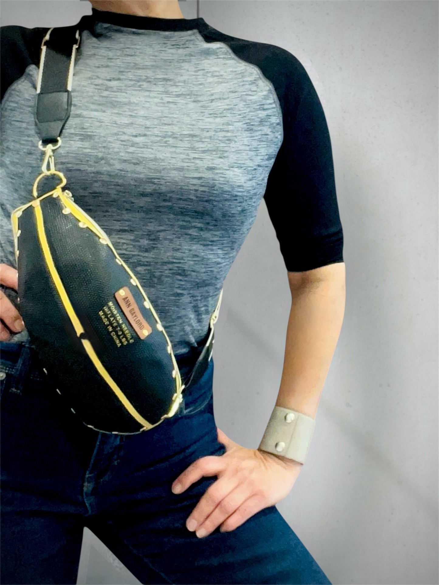 STUDIO SALE - Basketball Crossbody - Black