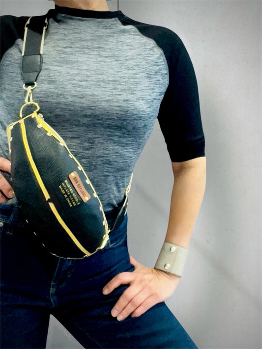 STUDIO SALE - Basketball Crossbody - Black