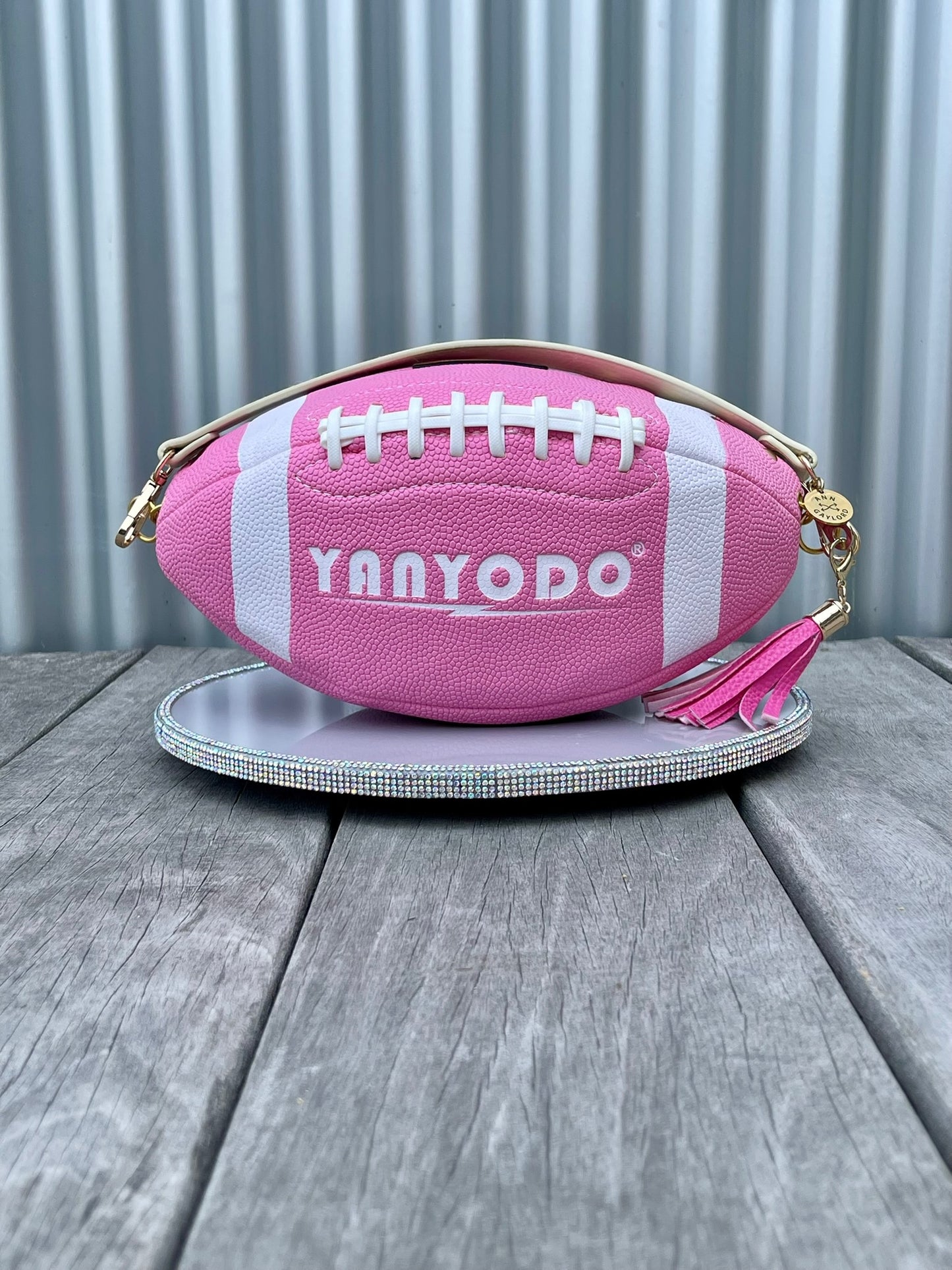 Pink Football Purse