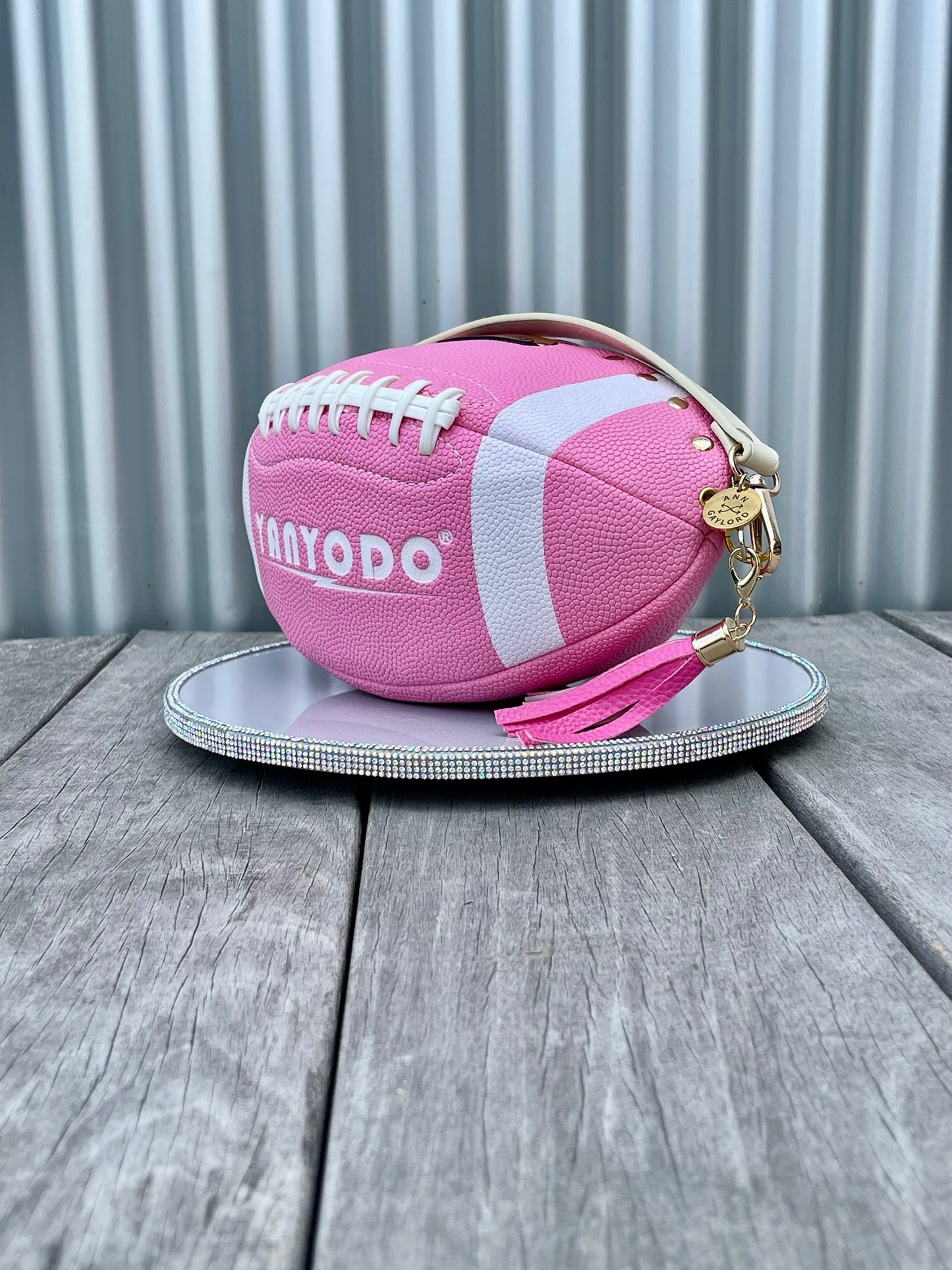 Pink Football Purse