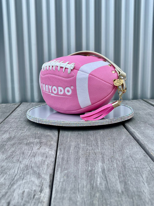Pink Football Purse - Medium