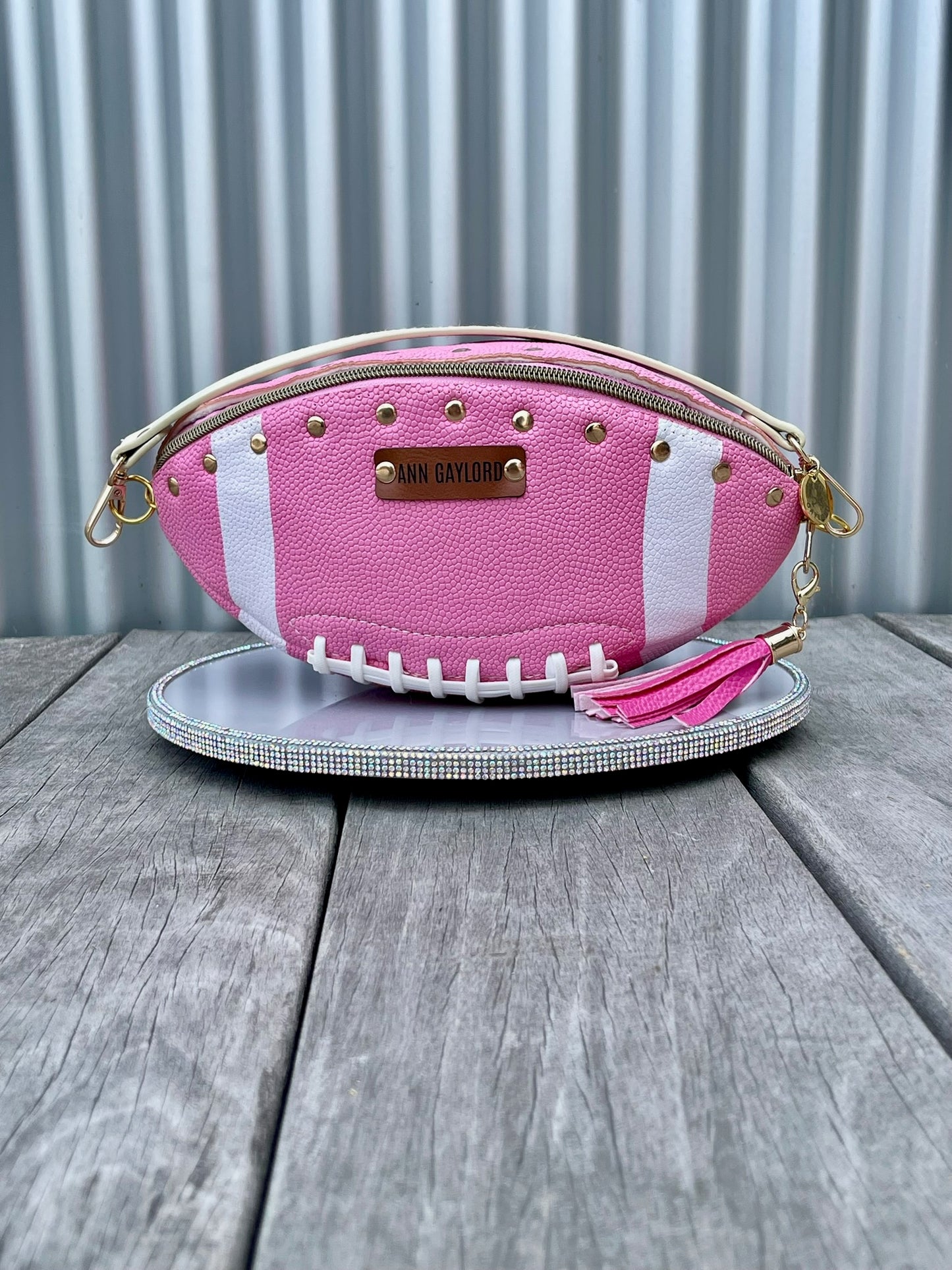 Pink Football Purse