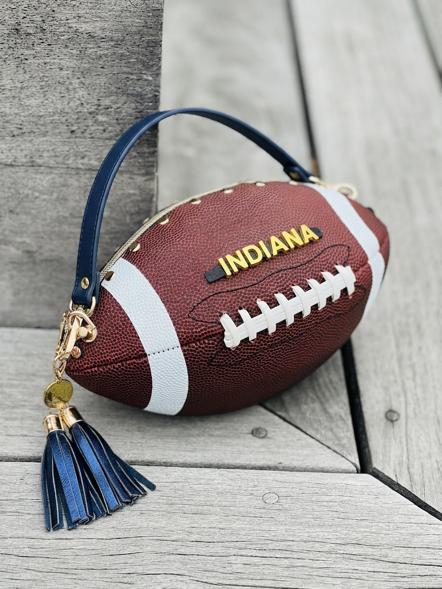 Custom Football Purse - Medium