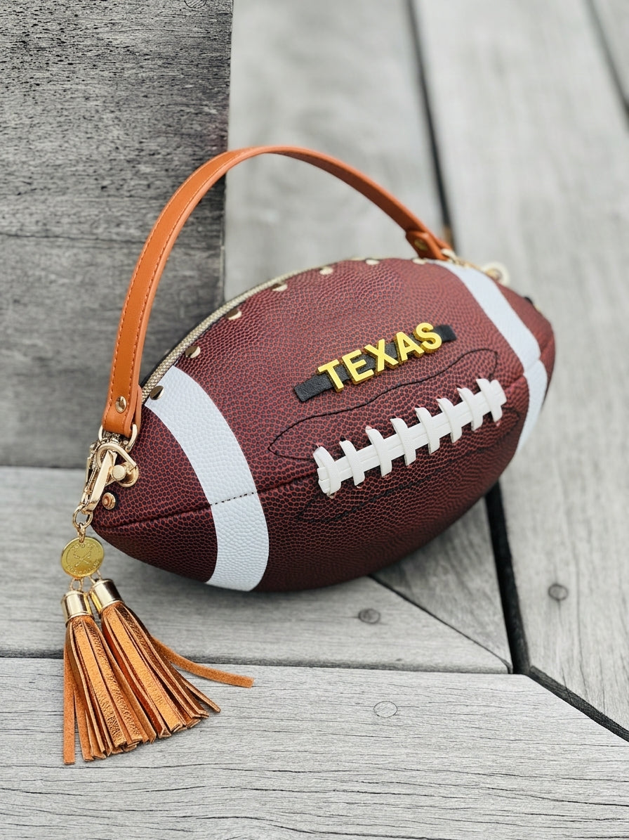 Custom Football Purse - Medium