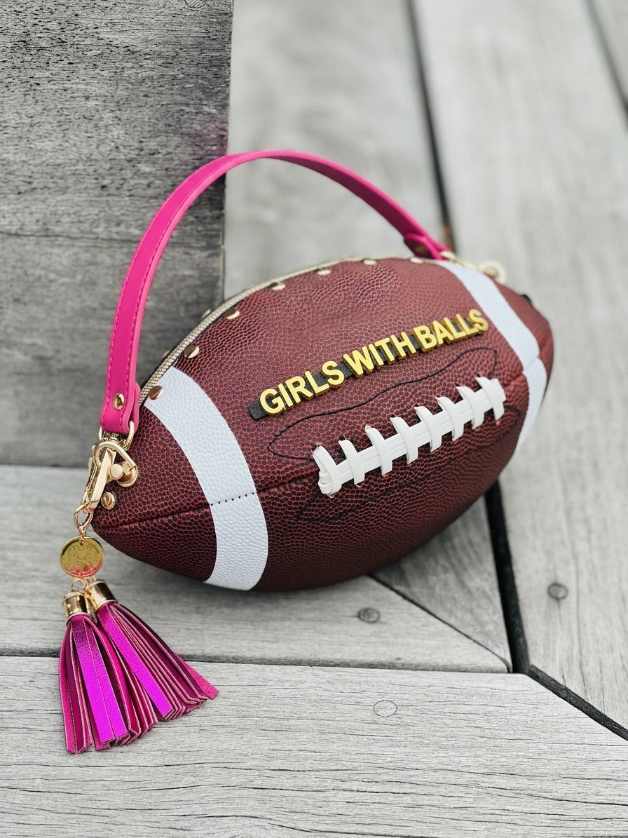 Custom Football Purse - Medium
