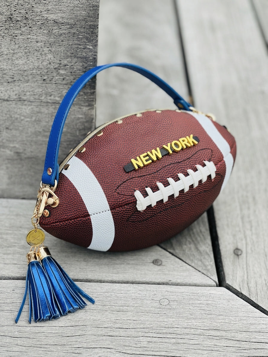 Custom Football Purse - Medium