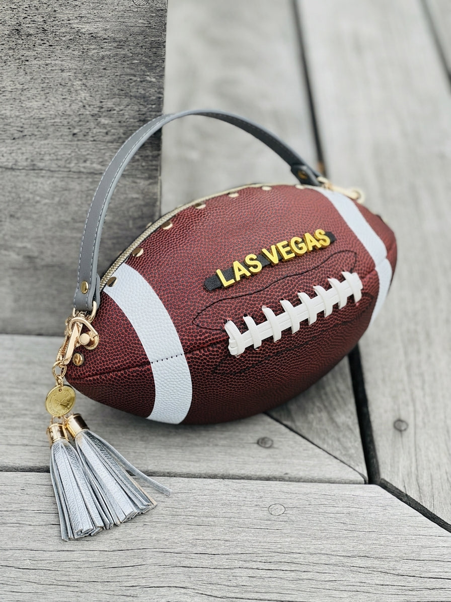 Custom Football Purse - Medium