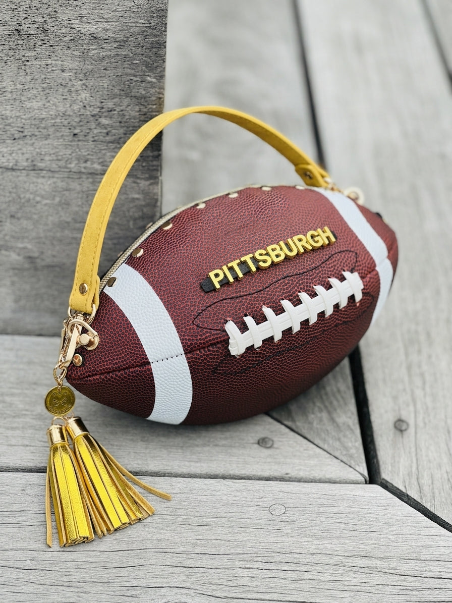 Custom Football Purse - Medium
